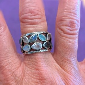 Grace& Heart Mosaic Ring Sz. 8